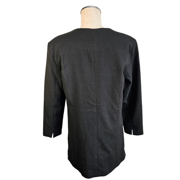 Y.A.S. Lea Blazer Cream Tuxedo Style Size Large (40 EU)Tuxedo Style Open - Picture 4 of 14